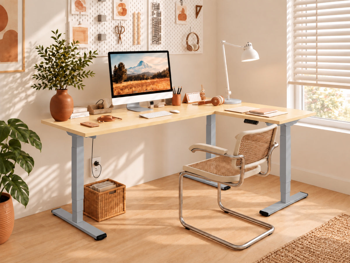 Nevades Pro Angle – plateau érable, piètement gris